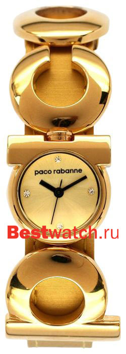 Часы Paco Rabanne Lady Leather Round PRD677_1EE